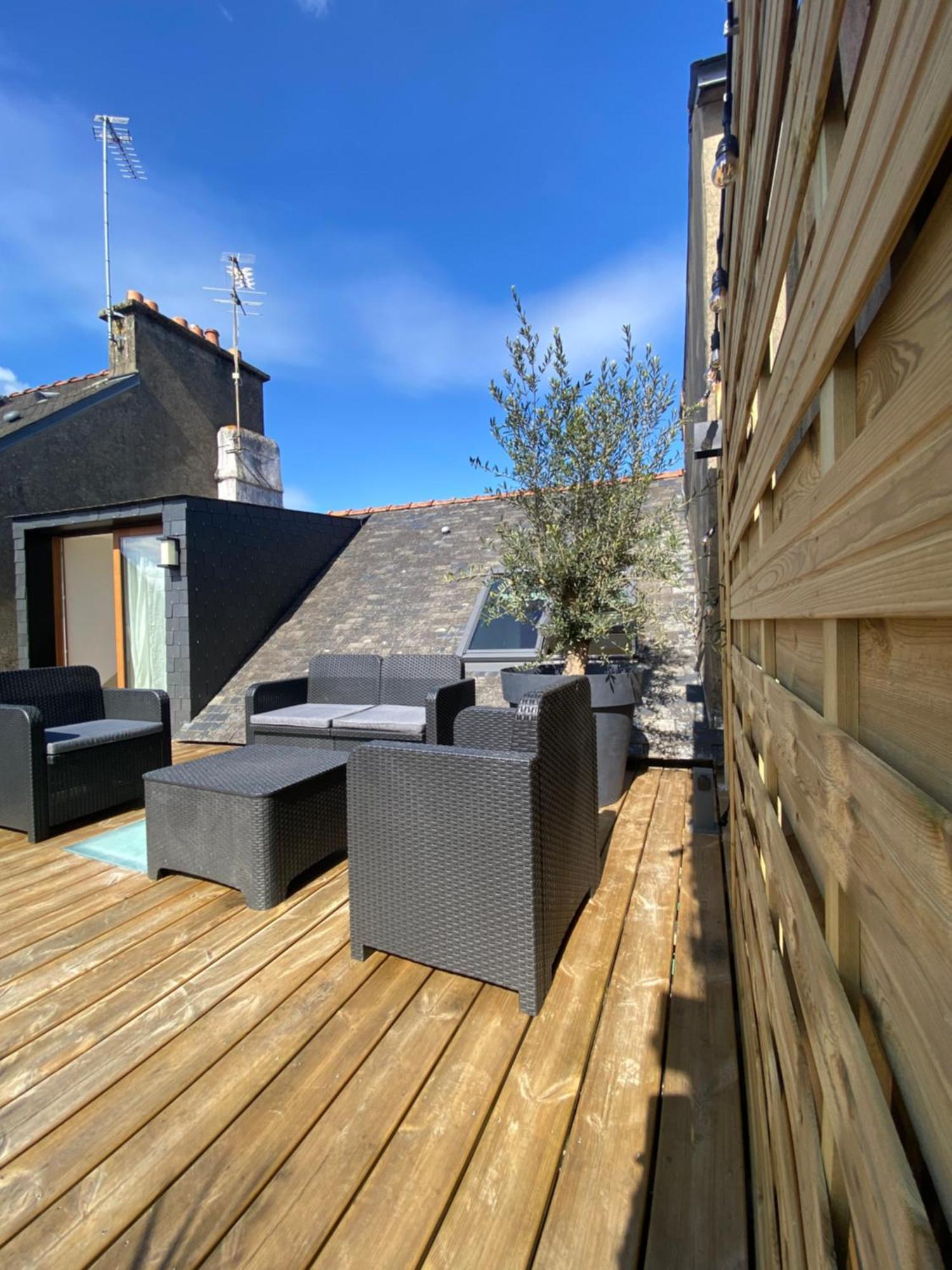 Duplex La Parenthese Bretonne Apartment Auray Bagian luar foto